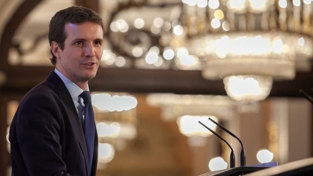 Pablo Casado, este viernes en Sevilla