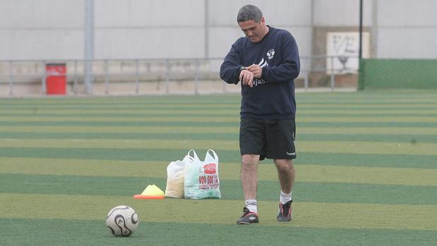 Entrenamiento del Villanueva en el campo Enrique Puga de Córdoba
