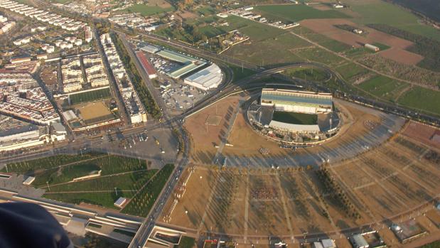 El estadio municipal El Arcángel está en la zona del Plan Especial del Arenal