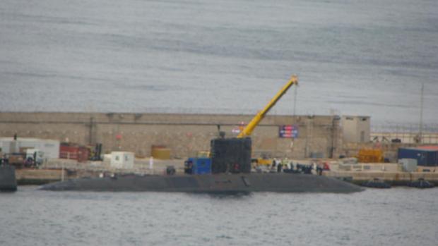 Imagen del Â«HMS TalentÂ» en la base naval de Gibraltar el pasado mes de septiembre.