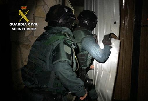 Imagen de otra operación reciente de la Guardia Civil y la Agencia Tributaria