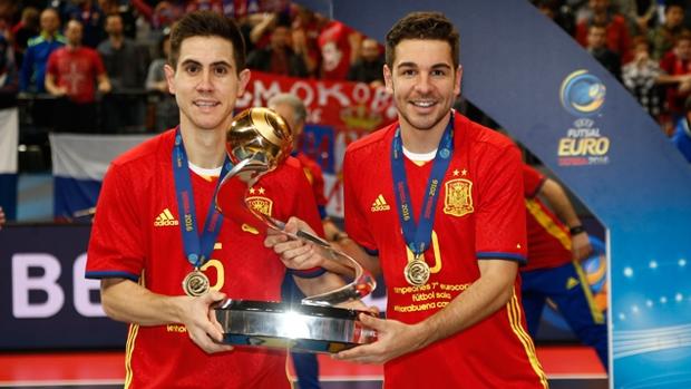 Bebé y Andresito, cuando fueron campeones de Europa