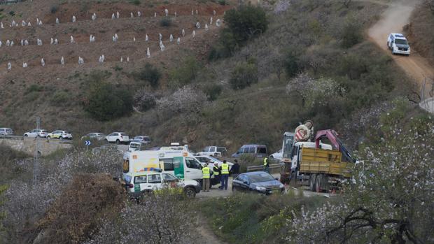Dispositivo de búsqueda activado en la finca donde cayó en un pozo Julen