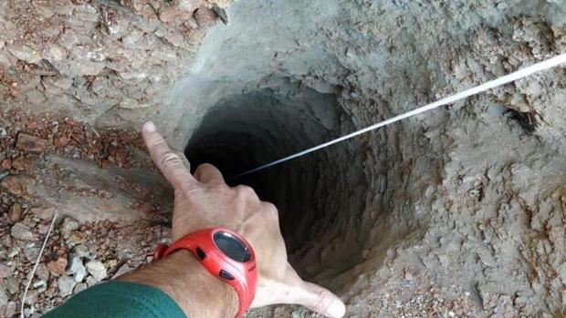 Pozo donde cayó Julen el pasado 13 de enero