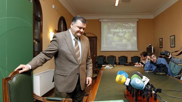 Francisco Zurera, durante una comparecencia como delegado de Agricultura en Córdoba