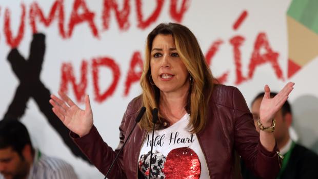 La secretaria general del PSOE andaluz, Susana Díaz