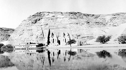 Abu Simbel, en 1960