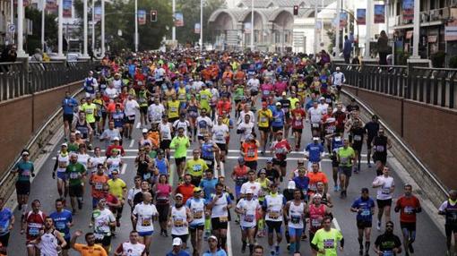 Corredorers del Maratón por Arjona