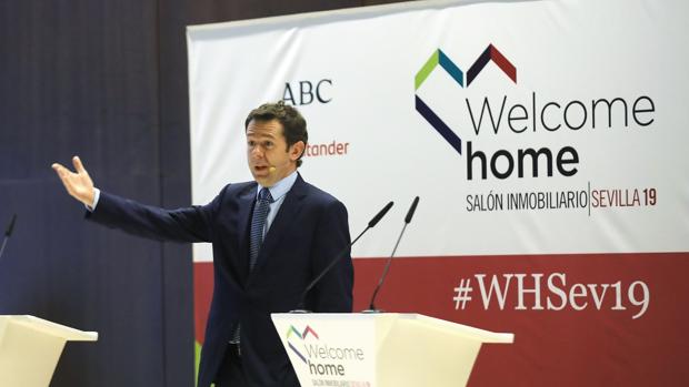 Juan Velayos, consejero delegado de Neinor Homes, este viernes en el salón inmobiliario Welcome Homes