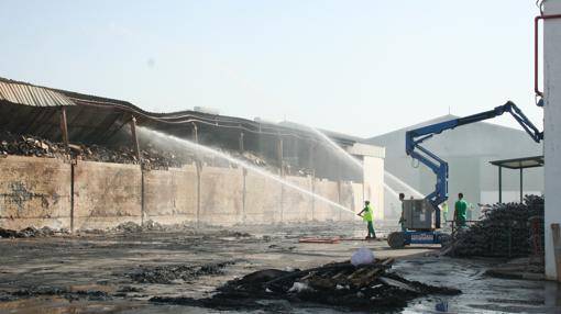 La noche ha sido muy intensa en Lebrija