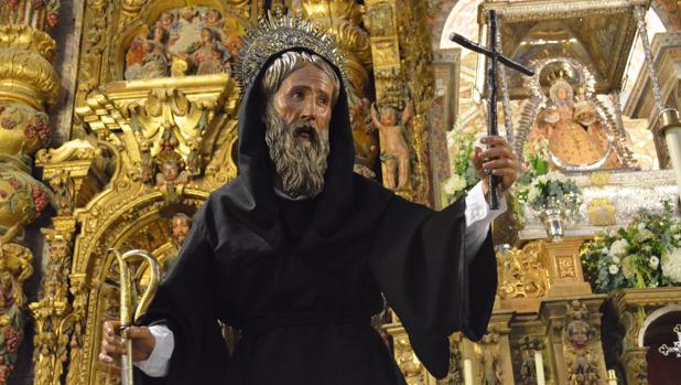 La imagen de San Francisco de Paula que está en el santuario de Consolación, podría ser de Ruiz Gijón