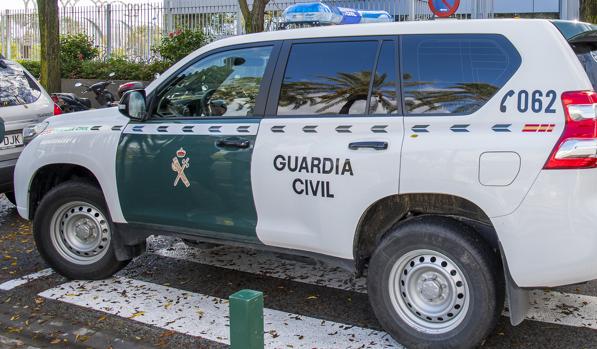 Un vehiculo de la Guardia Civil