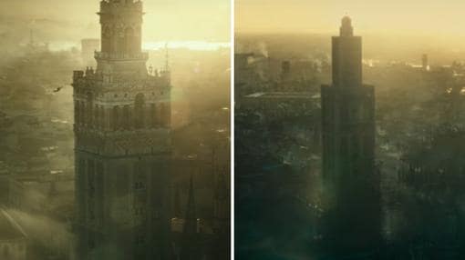 La Giralda en el primer trailer de «Assassin's Creed» junto a la que al fin se verá en los cines
