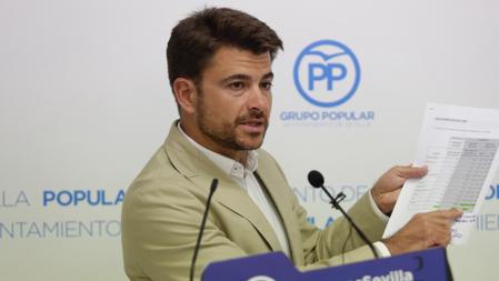 Beltrán Pérez, concejal del PP en el Ayuntamiento de Sevilla