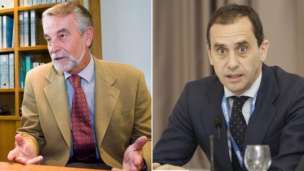 El neurocirujano Francisco Trujillo y el cirujano Salvador Morales