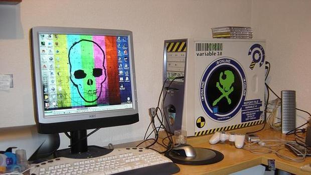 Imagen de archivo de piratería