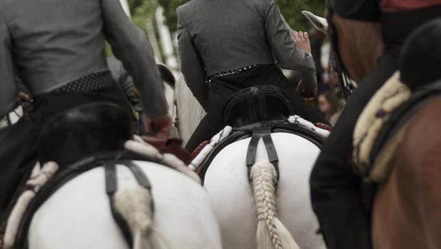Paseo de caballos en la Feria de Abril