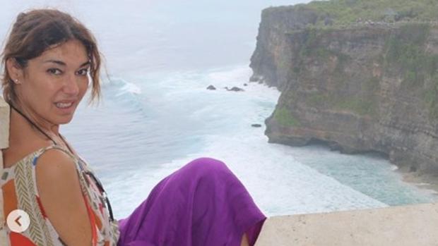 La modelo y empresaria sevillana Raquel Revuelta, durante sus vacaciones en Indonesia