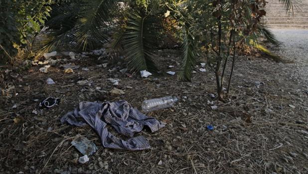 Rincón aledaño a un restauante de la zona