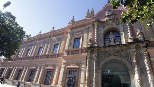 Entrada principal del museo de Bellas Artes de Sevilla