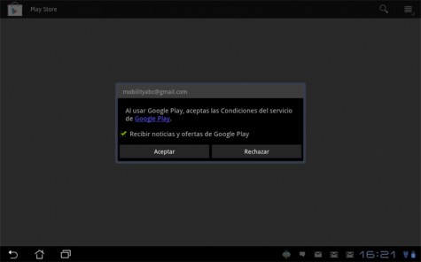 Pasar del Android Market a Google Play Store, paso 2