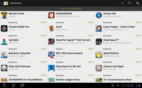 Ir al Android Market