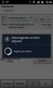 Flipboard para Android, cómo descargar e instalar, paso tres