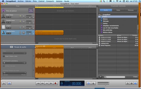 Editor GarageBand