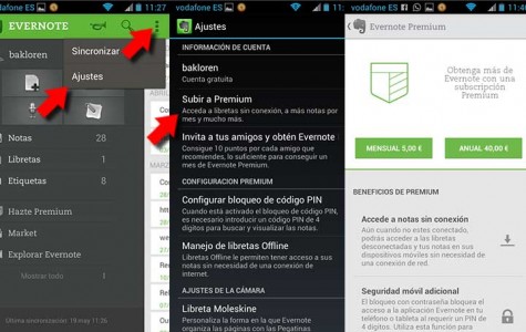 Mejora la seguridad de tus notas Evernote con un código PIN