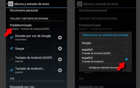 Personaliza tu smartphone con el nuevo teclado de Android L