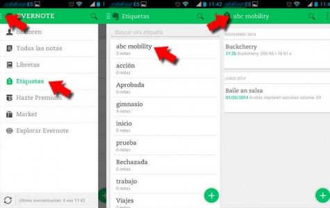 Aprende a usar algunos trucos de Evernote para ordenar y buscar notas