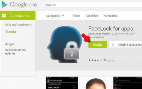 Desbloquea tu smartphone o aplicaciones mediante reconocimiento facial
