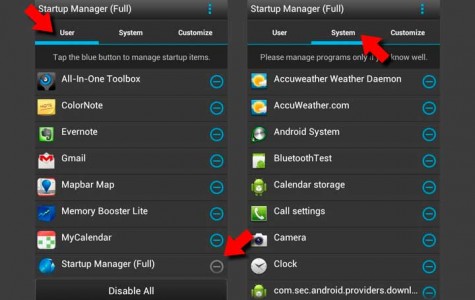 Mejora la velocidad de tu Android quitando aplicaciones del inicio de sistema