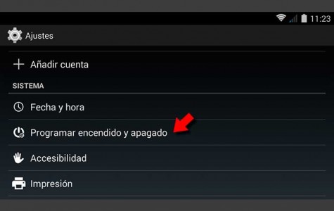 Programa el encendido y el apagado de tu smartphone