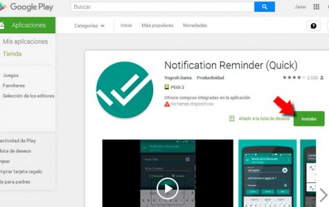 Convierte tus notas en notificaciones