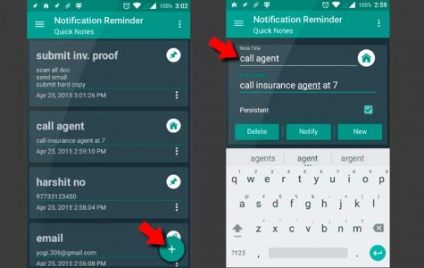 Convierte tus notas en notificaciones