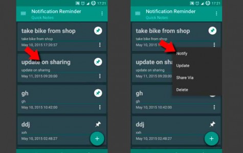 Convierte tus notas en notificaciones