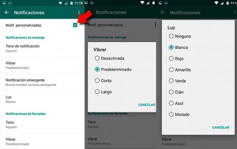 Personaliza las notificaciones de WhatsApp para un contacto
