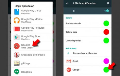 Personaliza el color de las notificaciones LED de tus aplicaciones