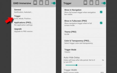 Pantalla completa ocultando los botones virtuales