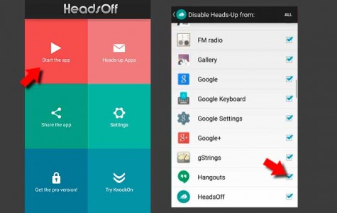 Desactiva las notificaciones flotantes de Android