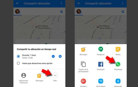 Comparte tu ubicación real con Google Maps
